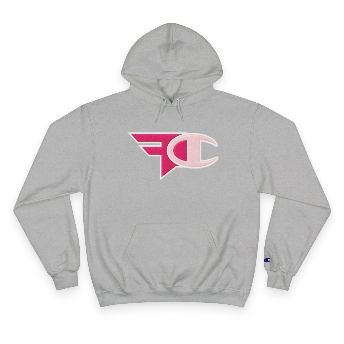 Pink Faze Champion Hoodie Uk Faze Adapt Faze Clan Merchandise Faze Clan Breast Cancer - alternate angle 2, merchandise